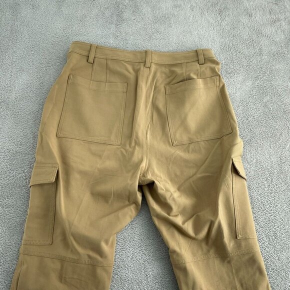 Banana Republic Womens Cargo Pants 12S Khaki Rayon/Spandex 4711 - Picture 2 of 10